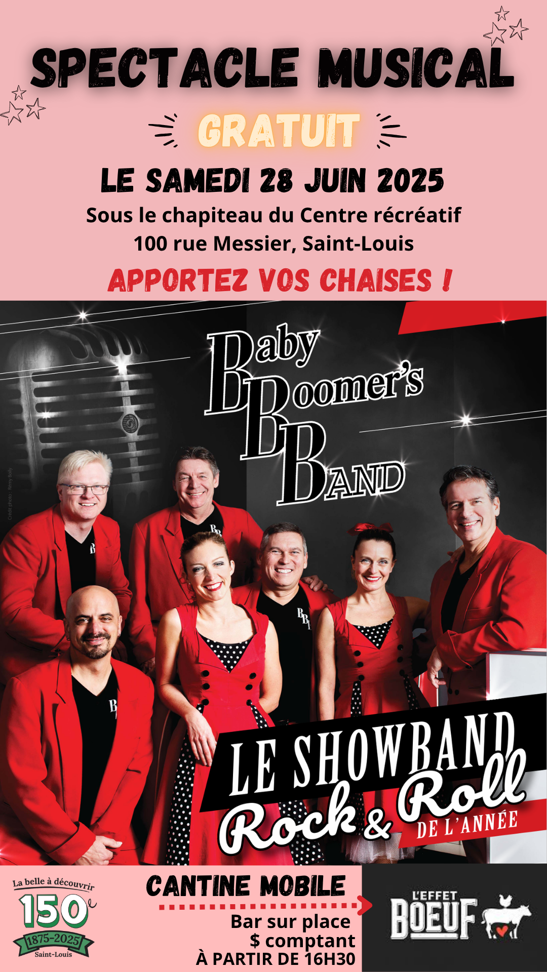 Affiche spectacle gratuit
