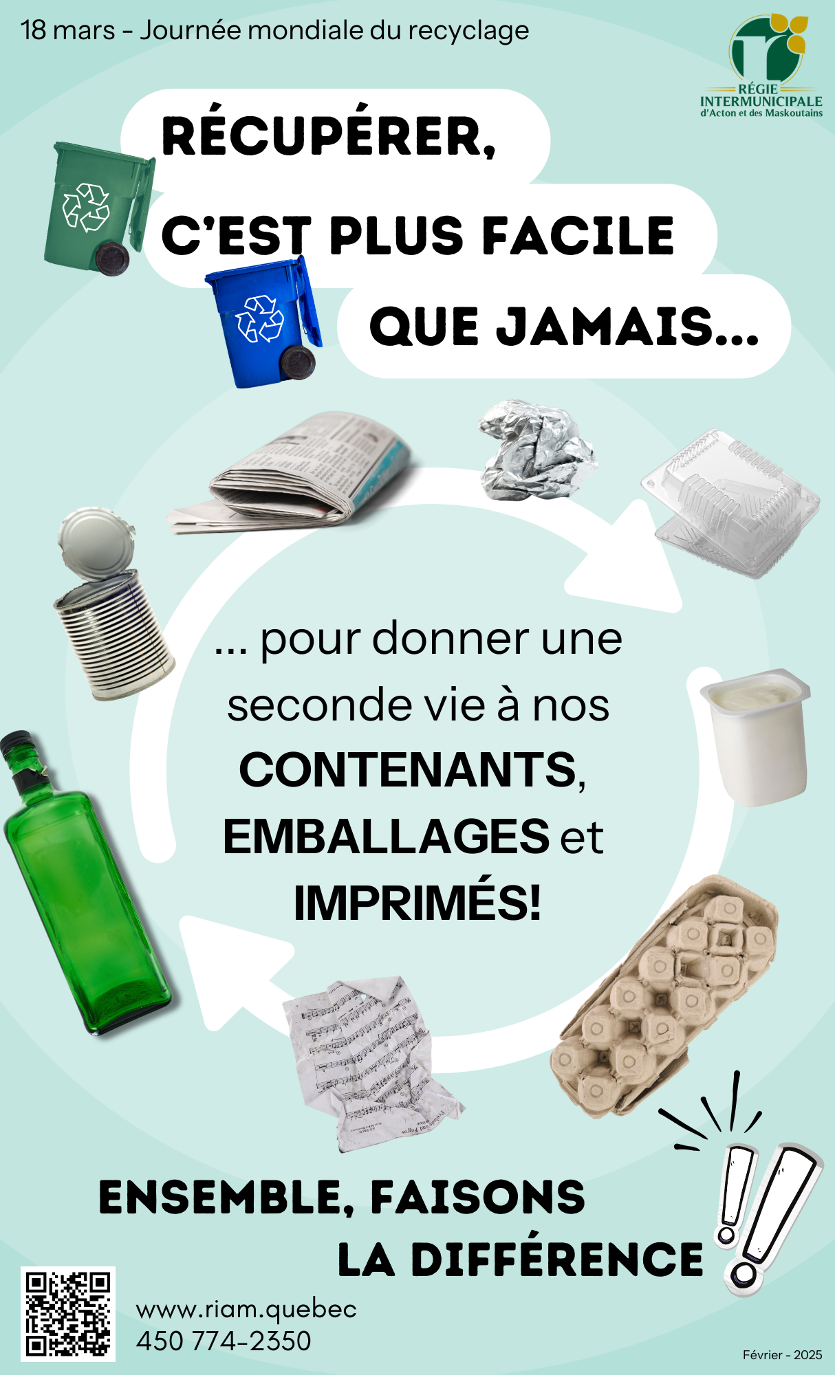 Affiche récupérer plus facile que jamais