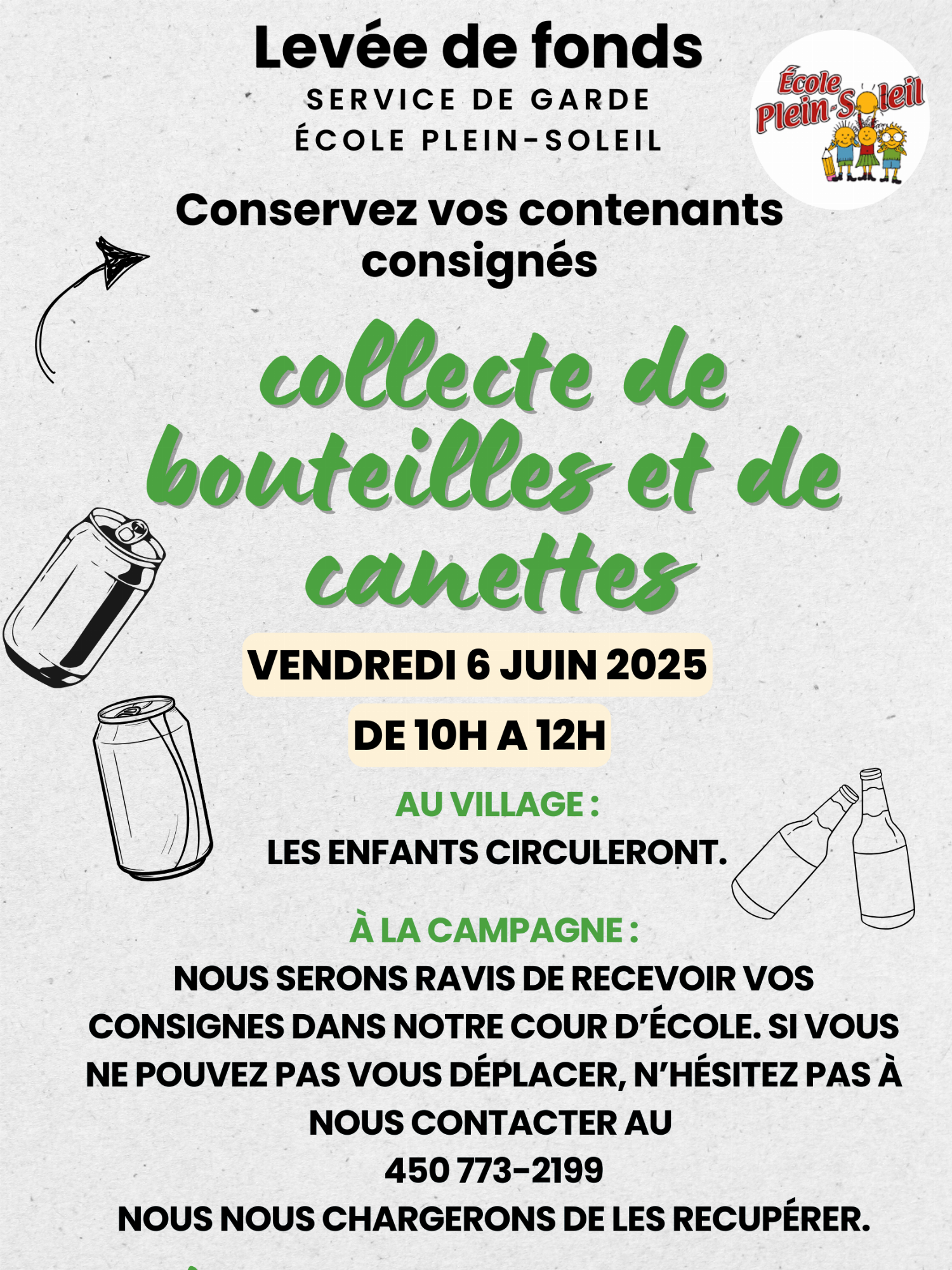 Affiche canettes