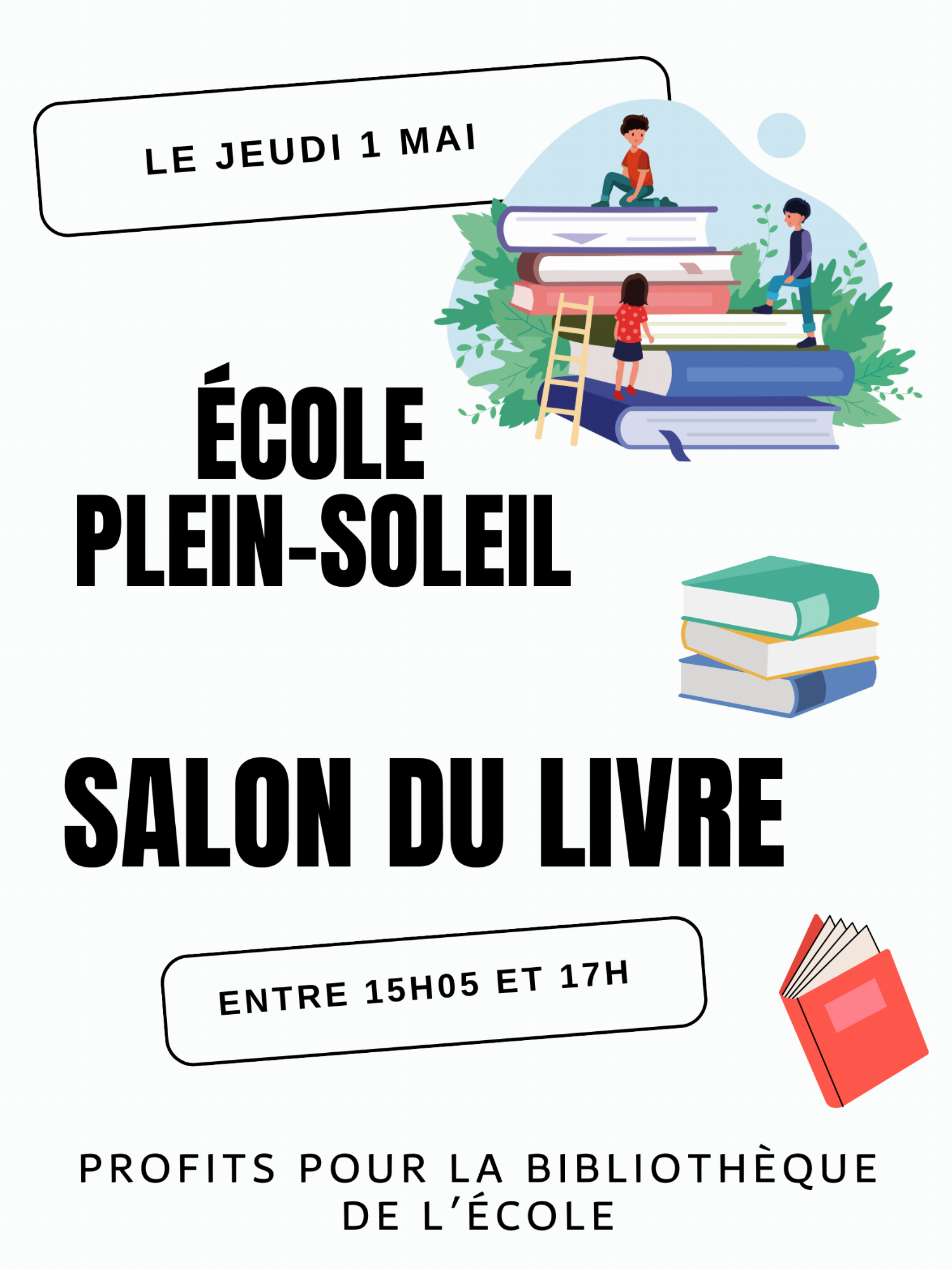 Affiche salon du livre