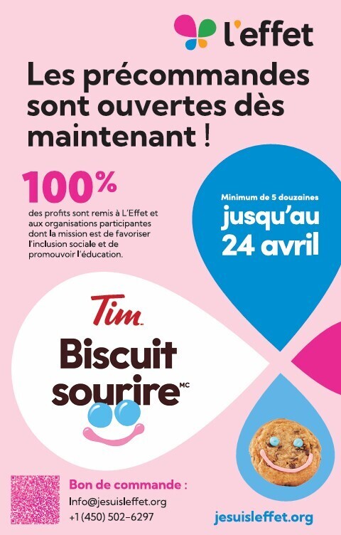 Affiche L'Effet biscuit sourire