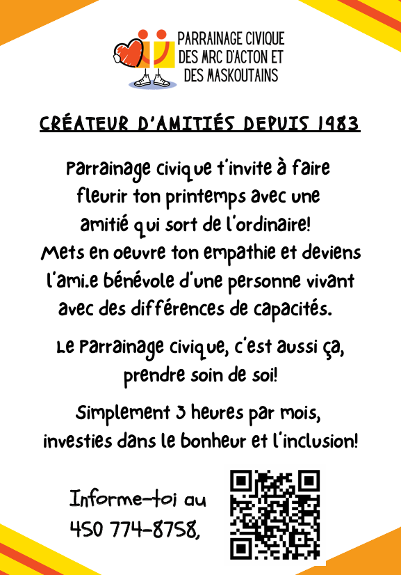 Affiche parrainage civique