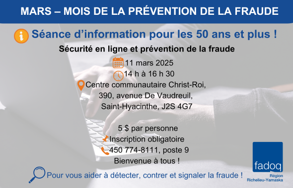 Affiche - Formation fraude