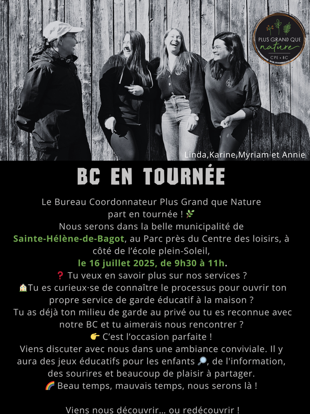 Poste BC en tournée