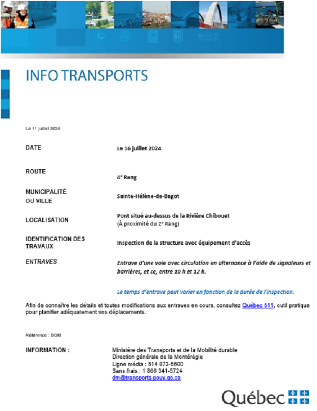 image ministère Transports 4e rang