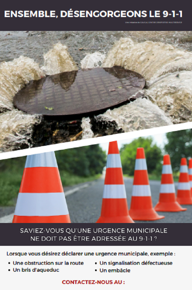 Affiche urgence municipale