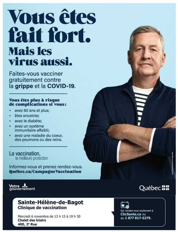 Affiche vaccination - Gouvernement