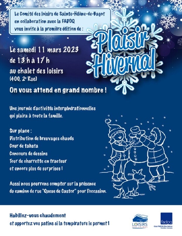 Affiche Plaisir hivernal