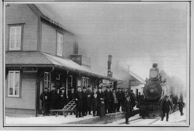 Photo train et gare