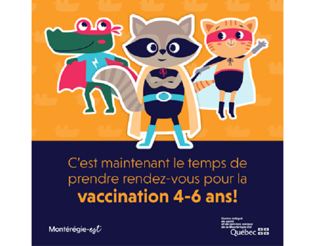 Vaccination des 4 à 6 ans