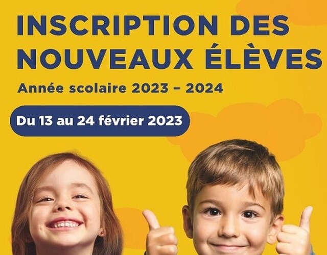 Inscription - Programme Passe-Partout - Année scolaire 2023 - 2024