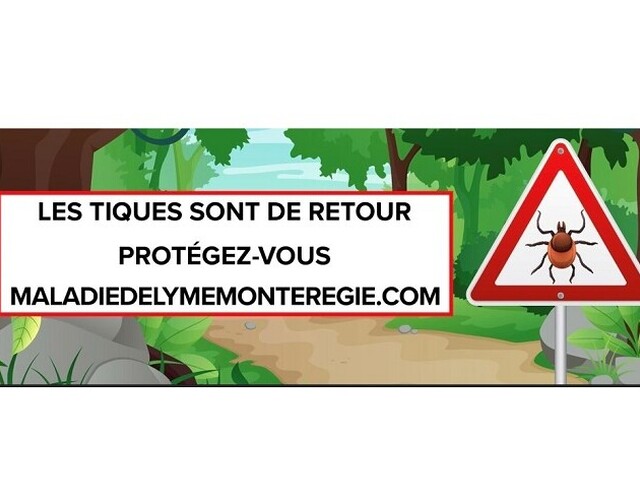 La maladie de Lyme est présente partout en Montérégie