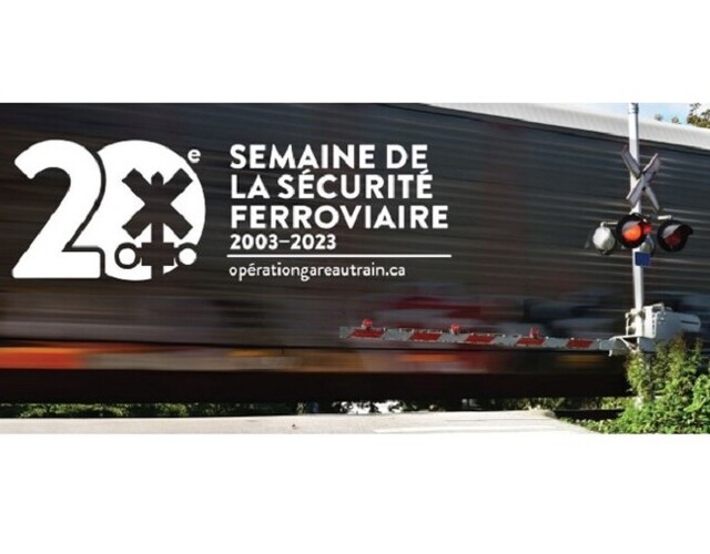 La semaine de la sécurité ferroviaire se déroule du 18 au 24 septembre 2023