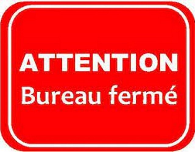 Fermeture du bureau municipal au public - 10 janvier 2022