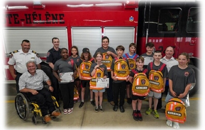 Programme des petits pompiers 2025 de Sainte-Hélène-de-Bagot