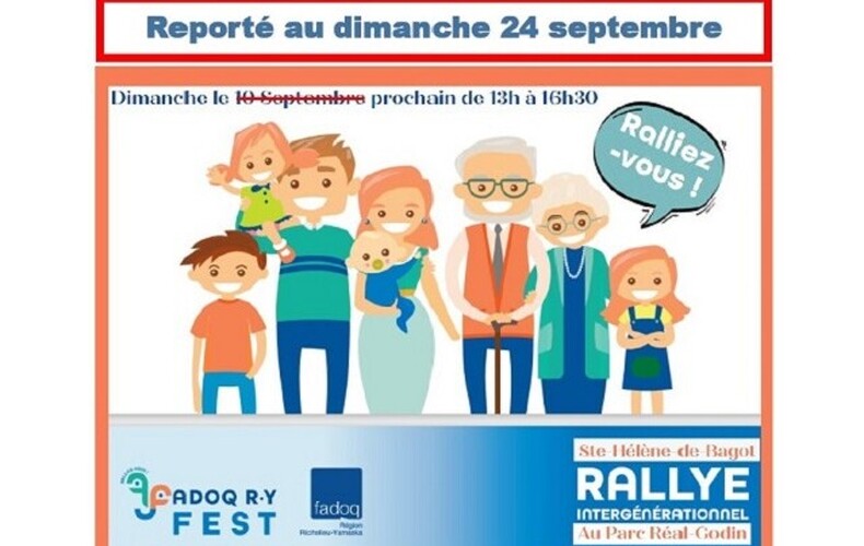 Rallye intergénérationnel reporté au 24 septembre