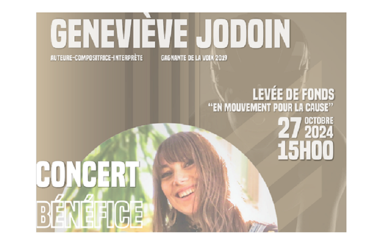 Concert bénéfice à l'église de Sainte-Hélène-de-Bagot - Geneviève Jodoin