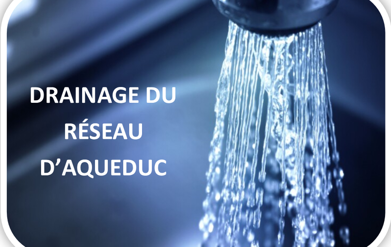 Drainage du réseau aqueduc