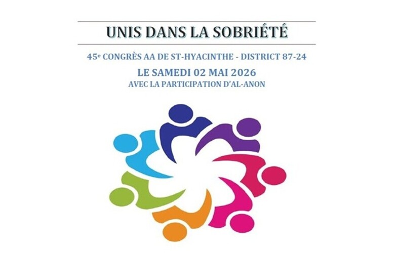 Congrès des Alcooliques Anonymes à St-Hyacinthe