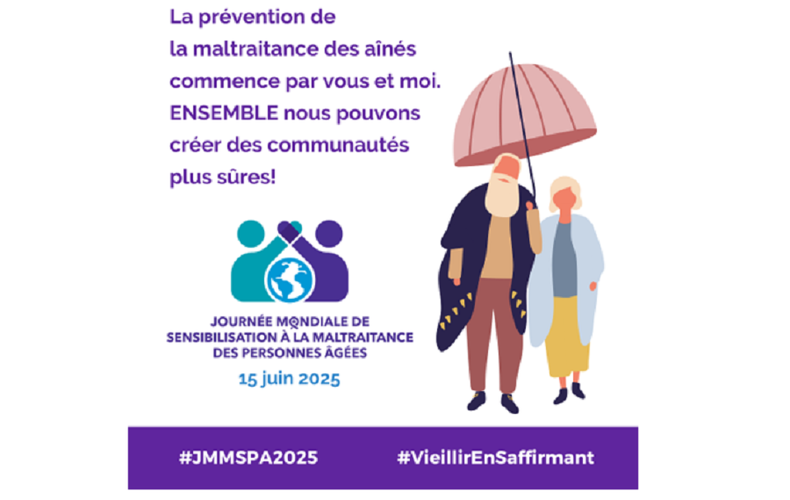 Journée mondiale de sensibilisation à la maltraitance des personnes âgées