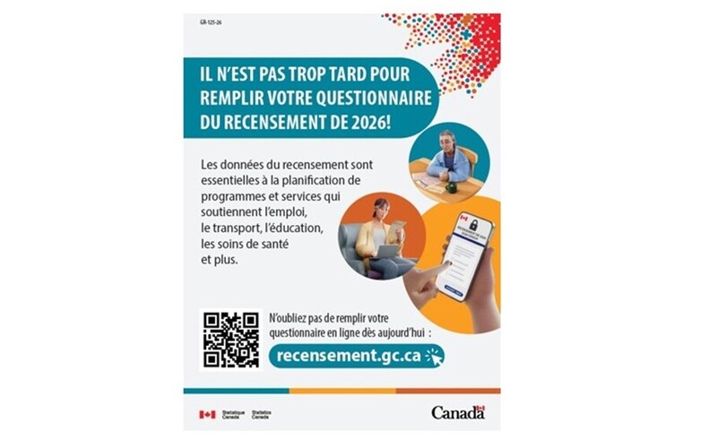 Le recensement de 2026 est en cours partout au Canada!