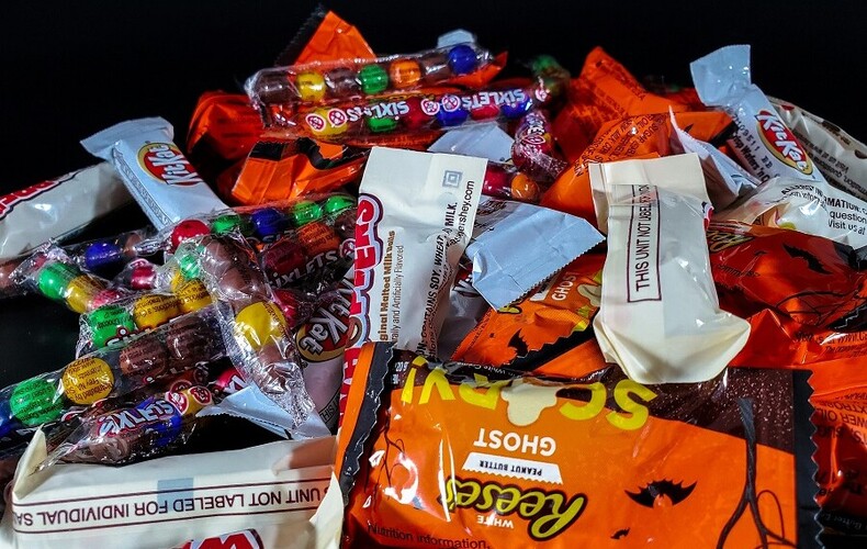 Collecte de bonbons à Sainte-Hélène-de-Bagot