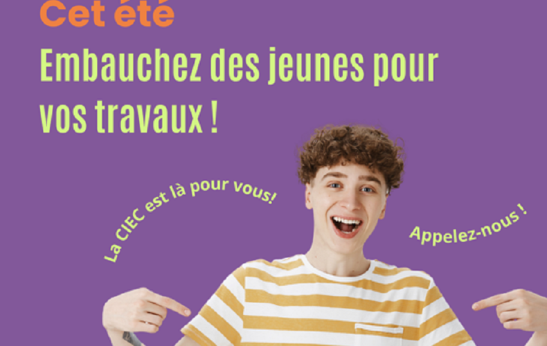 Embauchez des jeunes pour vos travaux - Faites appel à la coopérative jeunesse (CIEC)