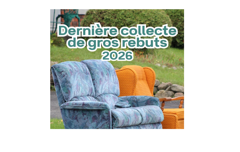 Collecte de gros rebuts à Sainte-Hélène-de-Bagot