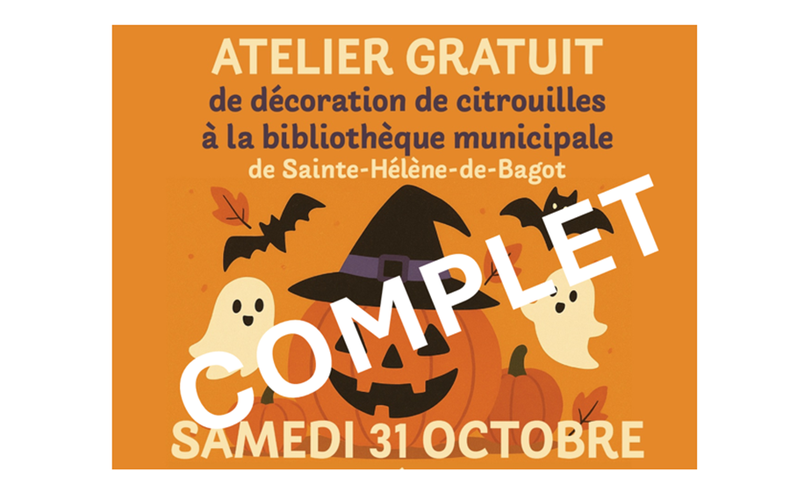 Biblio - Atelier gratuit de bricolage complet