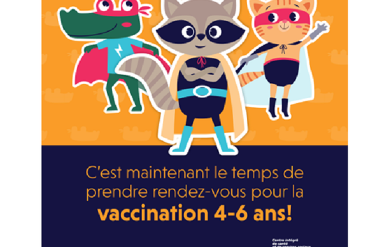 Vaccination des 4 à 6 ans