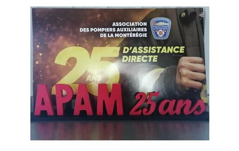 L'Association des pompiers auxiliaires de la Montérégie (APAM) célèbre 25 ans de service