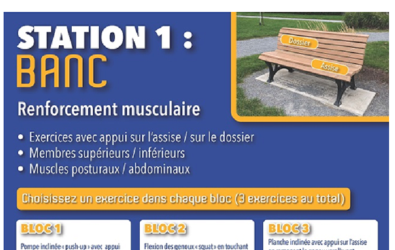 Un parcours de marche et un parcours actif à Sainte-Hélène-de-Bagot!