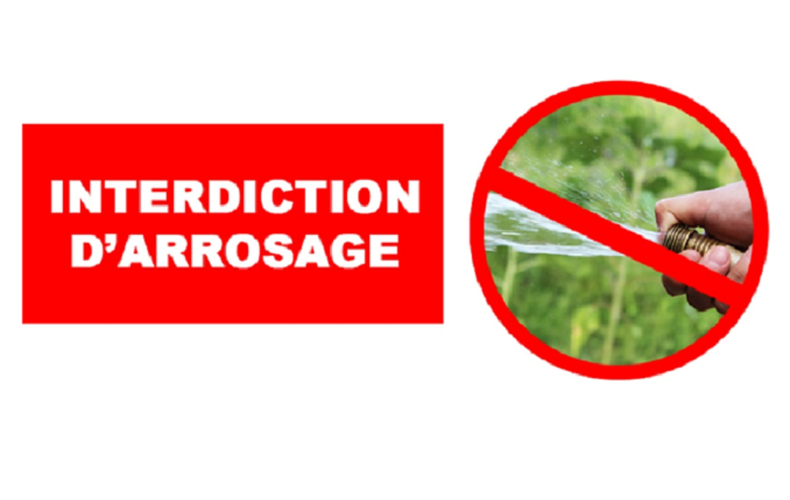 Interdiction d'arrosage