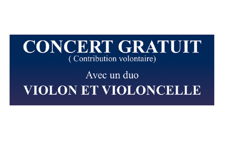 Duo violon et violoncelle à l'église de Sainte-Hélène-de-Bagot - Concert gratuit (contribution volontaire)