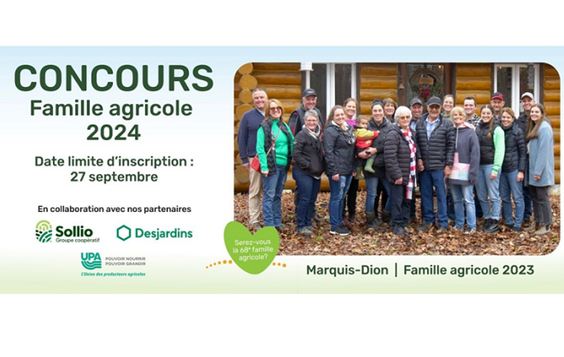 Concours de la famille agricole 2024 de l'UPA
