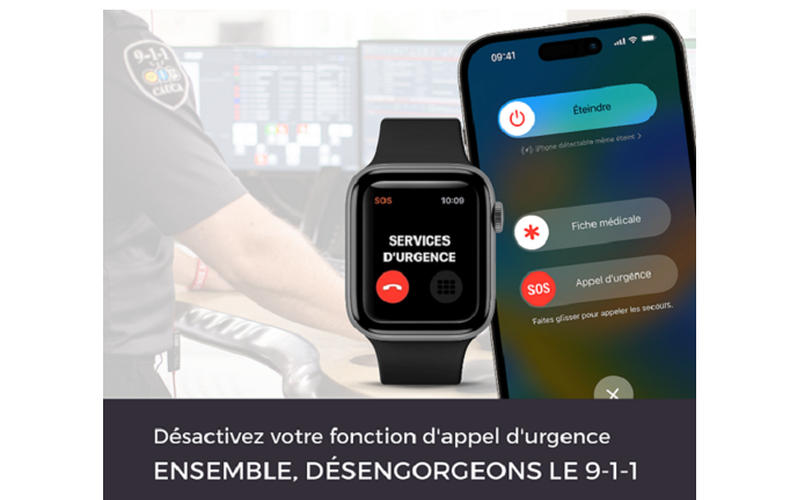 Ensemble, désengorgeons le 9-1-1 - Fonction d'appel d'urgence