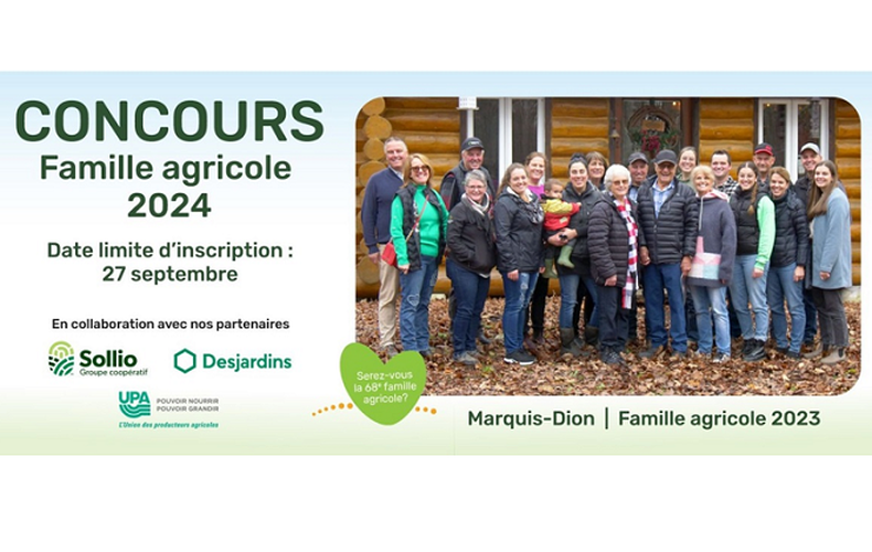 Concours de la famille agricole 2024 de l'UPA