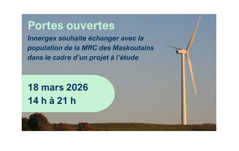 Un projet éolien communautaire à l'étude pour St-Dominique