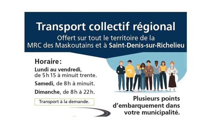MRC des Maskoutains - Transport collectif régional et transport adapté