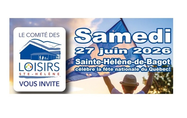 Venez fêter la St-Jean-Baptiste à Sainte-Hélène-de-Bagot