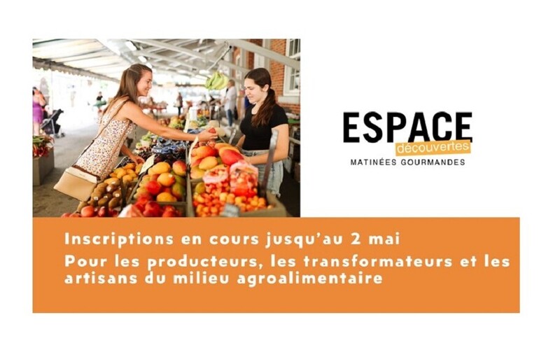 Espace découvertes Matinées gourmandes au 1555 Marché public