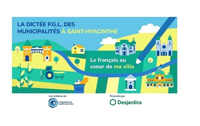 Invitation - La dictée citoyenne de La Dictée P.G.L. des municipalités à Saint-Hyacinthe