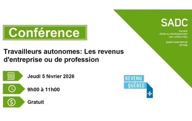 SADC - Travailleurs autonomes : Les revenus d'entreprise ou de profession