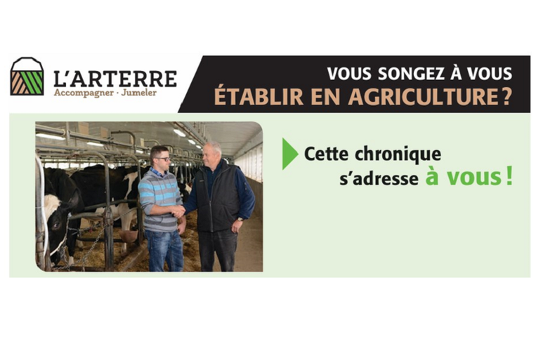 L'ARTERRE - Le transfert d'une ferme à une relève non apparentée : c'est possible!