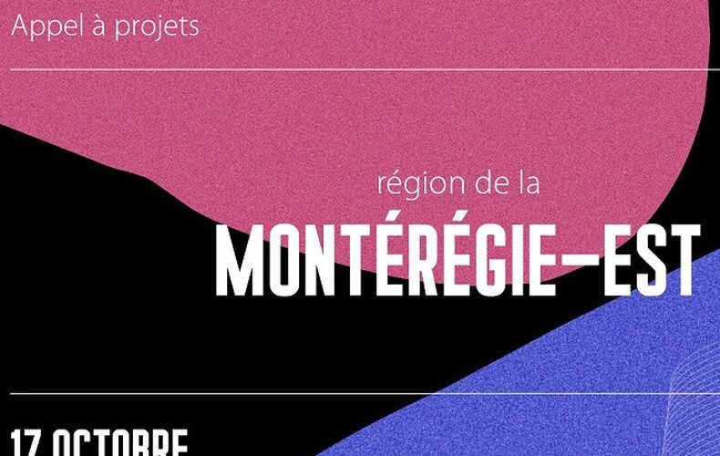 Appel à projets pour les artistes, écrivaines, écrivains et organismes artistiques de la Montérégie-Est
