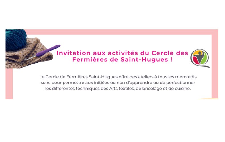 Cercle des fermières de Saint-Hugues