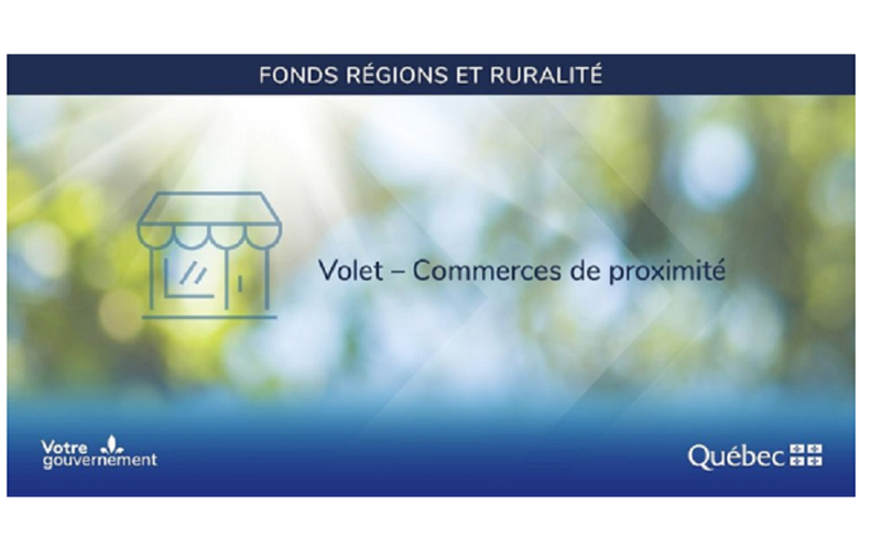 MAMH - Une aide financière pour soutenir les commerces de proximité dans les petites municipalités du Québec