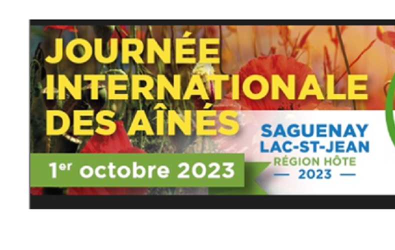 Journée internationale des personnes âgées - 1er octobre 2023