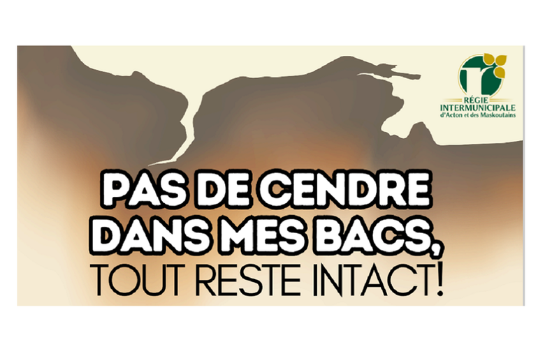RIAM - Pas de cendre dans mes bacs