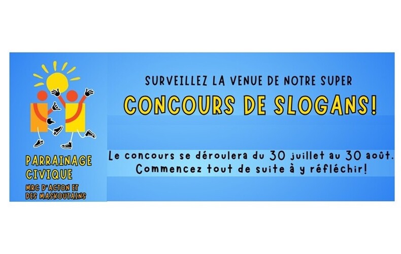 Parrainage civique - Concours de slogans du 30 juillet au 30 août 2026